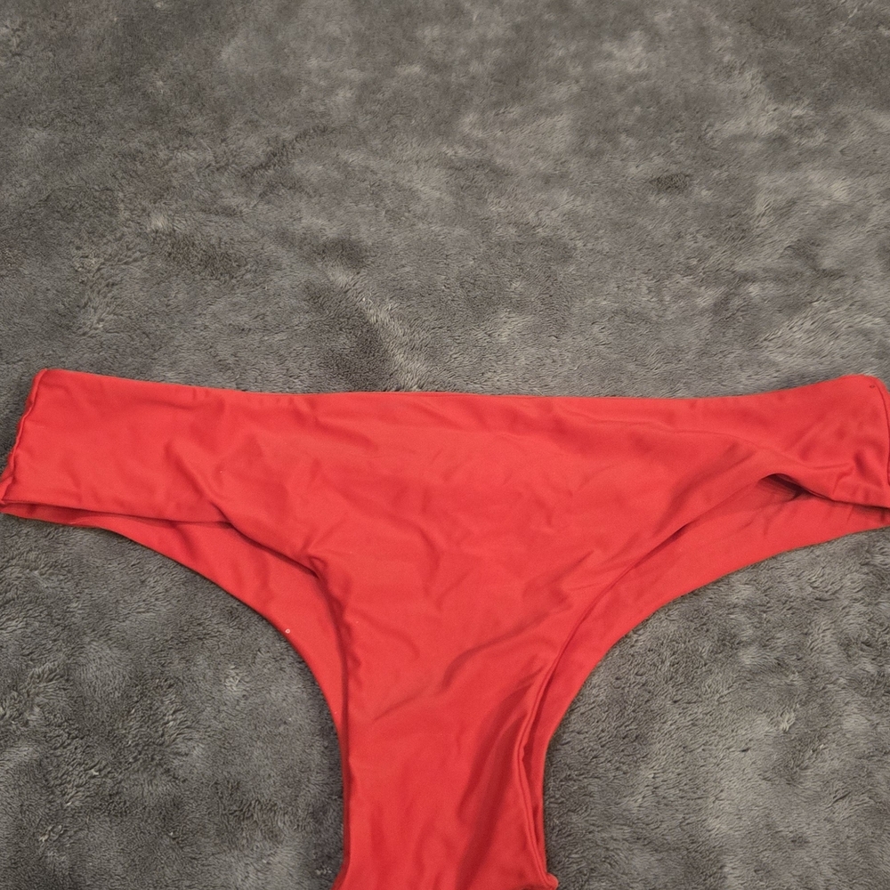 Fused Hawaii Red Lava Manini Bikini Bottom